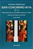 Wolf-Ferrari, Ermanno % Suite Concertino in F Major, op. 16 - BSN/PN