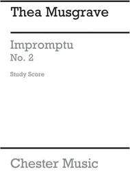 Musgrave, Thea % Impromptu #2 (study score) - FL/OB/CL