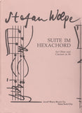 Wolpe, Stefan % Suite Im Hexachord (performance score) - OB/CL