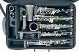 Bonna % Clarinet Triple Case, cordura, burgundy