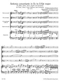 Mozart, Wolfgang Amadeus % Sinfonia Concertante in Eb Major, K297 (Levin) - FL/OB/HN/BSN/(PN)