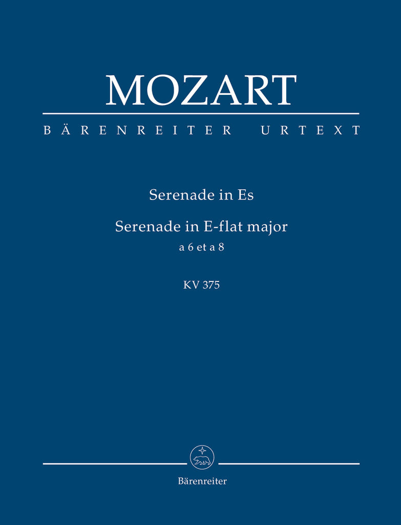 Mozart, Wolfgang Amadeus % Serenade in Eb Major, K375 (study score) - WW8 or WW6