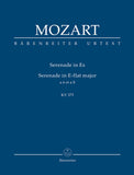 Mozart, Wolfgang Amadeus % Serenade in Eb Major, K375 (study score) - WW8 or WW6