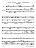Telemann, Georg Philipp % Two Sonatas from "Essercizi musici", TWV 41 - OB/PN (Basso Continuo)