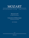 Mozart, Wolfgang Amadeus % Concerto in Bb Major, K191 (urtext) (study score) - BSN/ORCH