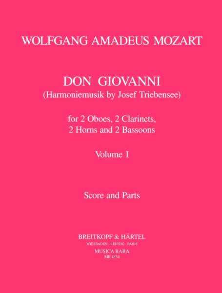 Mozart, Wolfgang Amadeus % Don Giovanni V1 (score & parts) - WW8