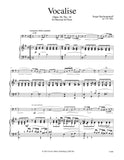 Rachmaninoff, Sergei % Vocalise, op. 34, #14 (Ellis) - BSN/PN
