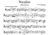 Rachmaninoff, Sergei % Vocalise, op. 34, #14 (Ellis) - BSN/PN
