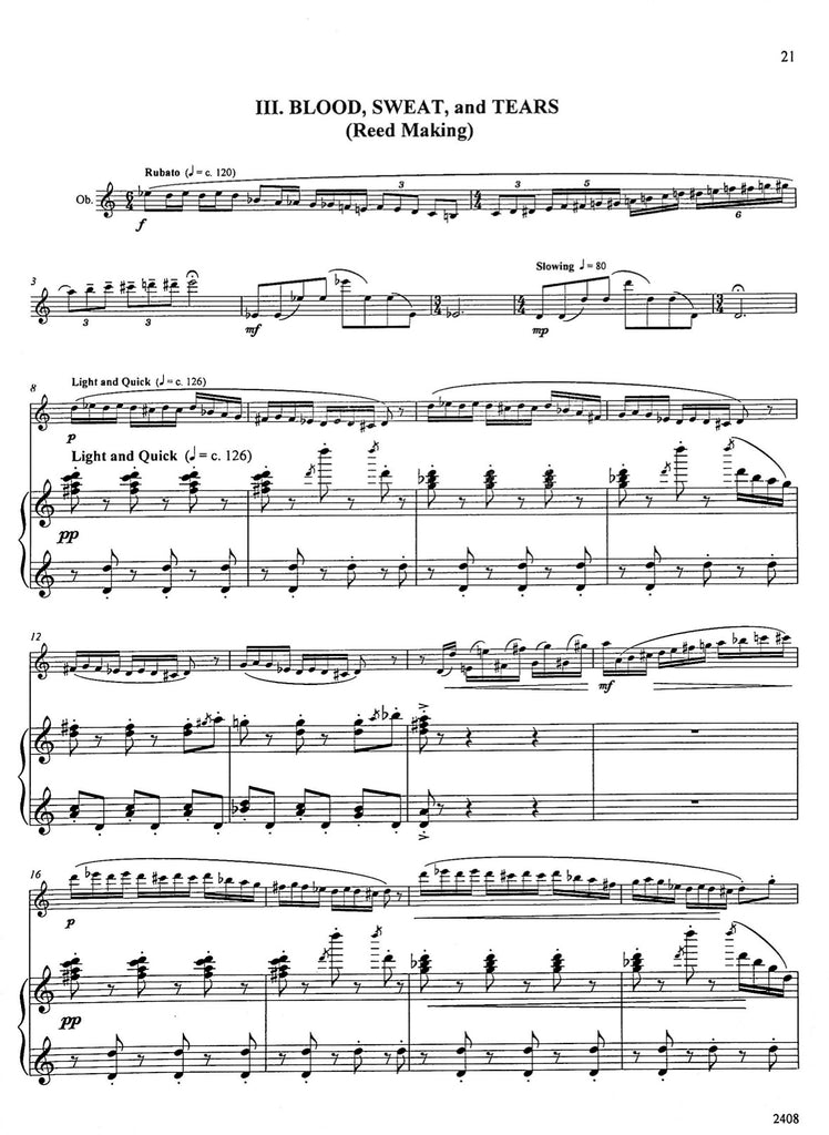 27-72, A Sonata - OB/PN - Trevco Music