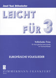 Collection % Easy for Three, V3: European Folk Songs (score & parts) - 3OB