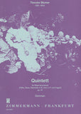 Blumer, Theodor % Quintet, op. 52 (parts only) - WW5