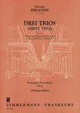 Ferlendis, Giuseppe % Three Trios (Score & Parts)-2FL/BSN