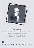 Cimarosa, Domenico % Five Sonatas, volume 1 - OB/GUITAR or FL/GUITAR