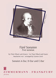 Cimarosa, Domenico % Five Sonatas, Volume 2 - OB/GUITAR or FL/GUITAR
